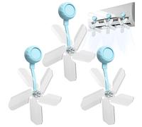 Déflecteur d'air conditionné - Guide d'air réglable avec ventouses pour conduits - Lot de 3 guides d'air antisous-sitiques directs pour chambre