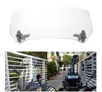 Déflecteur d'air de pare-brise - OMABETA - Universel - Plastique - 28x12 cm - Transparent/Fumé