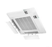 Déflecteur d'air de plafond à clipser pour systèmes centraux CVC, installation facile sans outil pour optimiser le flux de refroidissement et éliminer les points chauds dans la maison ou le bureau