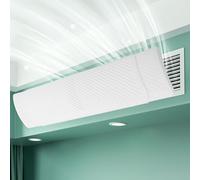 Déflecteur d'air efficace pour aérations AC - Débit d'air personnalisable pour climatisation centrale (filtre M-Carbon)