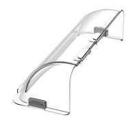 Déflecteur d'air magnétique - Couverture transparente pour grille de chaleur à double couche | Déviateur de débit réglable pour ventilation du sol, du mur et du plafond