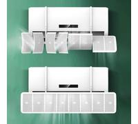 Déflecteur d'air mural pour climatiseur 8 - pour la conception, direction du vent réglable pour éviter le soufflage direct, filtres optionnels pour un air plus propre (filtre à charbon)