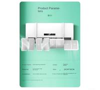 Déflecteur d'air mural pour climatiseur avec guide de débit d'air réglable à 8 feuilles, bouclier déflecteur de sortie ABS anti-soufflage direct, redirecteur d'air frais et (basique sans filtre)