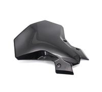 Déflecteur d'air Pare-Brise De Moto avec Visière Et Déflecteurs d'air À Double Bulle pour Z900 pour Z650 2020 2021 2022 Et 2023 Pare Brise(Black)