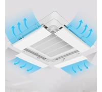 Déflecteur d'air pour bouches d'aération de plafond de bureau, ailes de climatiseur réglables, guide microporeux ABS empêchant l'air de souffler droit, installation simple