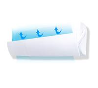 Déflecteur d'air pour climatiseur universel, anti-soufflage direct, anti-soufflage direct (blanc)