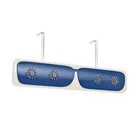 Déflecteur d'air pour grille d'aération sans perçage | Paravent conduit d'air conditionné adapté à la maison, intérieur, plafond, sol, salon, chambre d'enfant