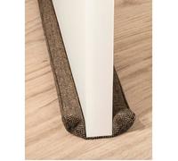 Déflecteur d'air pour joint de porte, 80-93 cm, tissu lavable - écoénergétique - ne convient pas aux tapis - marron