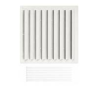 Déflecteur d'air pour mini unité extérieure AC divisée, protection contre le vent de persienne, montage à vis, protection efficace contre le vent pour une meilleure efficacité