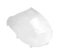 Déflecteur d'air pour Moto pour Suzuki pour GSXR600 SRAD pour GSXR 600 750 1996 1997 1998 1999 Pare-Brise À Double Bulle pour Moto Déflecteur de Pare-Brise de Moto(White)