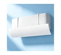 Déflecteur d'air pour unité de climatisation de fenêtre, design télescopique, empêche la circulation directe de l'air, idéal pour le chauffage et le refroidissement, accessoires de maison économes en