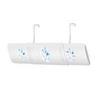 Déflecteur d'air pour ventilation au plafond, design à triple ventilateur, grille pour chambre à coucher, camping, fenêtre, bureau