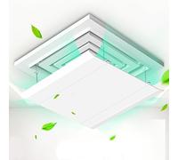 Déflecteur d'air réglable pour aérations de plafond suspendu et systèmes CVC, design réutilisable pour une distribution efficace de la chaleur et de l'air