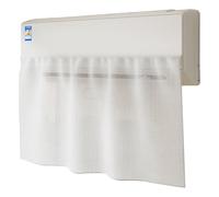 Déflecteur D'air Réglable pour Climatiseur, Rideau en Maille Souple pour Climatiseur Mural, Respirant, Deflecteur Climatisation Murale(White,50x150cm/19x59in)