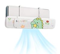 Déflecteur d'air réglable, protection coupe-vent pour climatiseur, déflecteur d'air avec impression de dessin animé | Déflecteur d'admission d'air, déflecteur d'air froid rétractable, déflecteurs