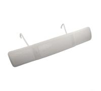 Déflecteur d'air rétractable pour aérations murales - Déflecteur AC réglable de 56 à 90 cm en polypropylène blanc, guide anti-soufflage direct (basique sans filtre)