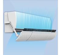 Déflecteur d'air rétractable pour climatiseur, couvercle de dérivation d'air, déflecteurs anti-vent, anti-soufflage direct, déflecteur de flux de climatiseur, déflecteur d'aération