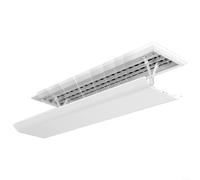 Déflecteur d'air rétractable pour climatiseur mural, déflecteur de sortie d'air réglable pour bloquer le soufflage direct et améliorer la circulation de l'air
