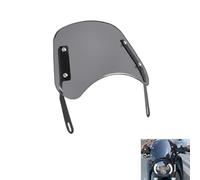 Déflecteur d'air Universel pour Pare-Brise de Moto de 12,7 à 17,8 cm(Gris)