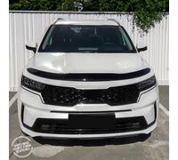 OMAC Déflecteur de capot pour Skoda Karoq 2017-2019 Noir foncé 1x