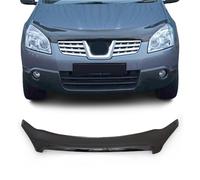 Déflecteur de Capot Compatible avec Nissan Qashqai 2007-2010 en Acrylique Noir