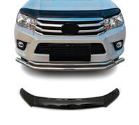 Déflecteur de Capot pour Toyota Hilux 2015-2025 en Acrylique Noir