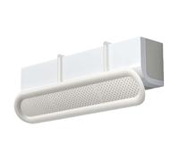 Déflecteur de Climatisation, Aide à Faire Circuler L'air de Refroidissement/Chauffage, Déflecteur de Sortie D'air Mural, Déflecteur de Ventilation Réglable(Color:Cream yellow)