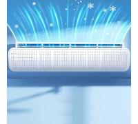 Déflecteur de climatisation centrale,Couvercle de guidage de vent de déflecteur de soufflage Anti-direct d'évent de climatisation réglable,Machine à conduits d'air Grilles de ventilation Déflecteur
