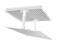 Déflecteur de Climatisation Centrale, Pare-Brise Réglable au Plafond, Déflecteur de Climatiseur de Bureau pour éviter Le Soufflage Direct du Vent Froid (Color : Bracket style, Size : 50cm)