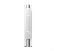 Déflecteur de climatisation cylindrique vertical pour climatiseur, plaque de guidage d'air coupe-vent pour armoire debout au sol (charbon actif)