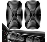 Déflecteur de climatisation de voiture - Grille d'aération Dash | Toit latéral Black Vent Outlet - Couvercle de sortie d'air réglable pour véhicule - Tableau de bord et Ropp