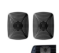 Déflecteur de climatisation de voiture - Grille d'aération Dash | Toit latéral Black Vent Outlet - Couvercle de sortie d'air réglable pour véhicule - Tableau de bord et Ropp
