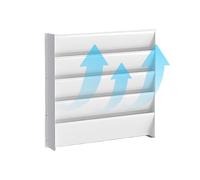 Déflecteur de climatisation - Déflecteur de sortie d'air pour unité extérieure pour contrôle de direction, couvercle de guidage réglable avec fonction bouclier d'aération, panneau pour fenêtre