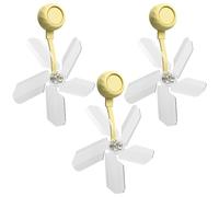 Déflecteur de climatisation | Guide de climatisation | 10,24 pouces AC - Lot de 3 ventilateurs anti-directeurs à ventouse pour studio à domicile