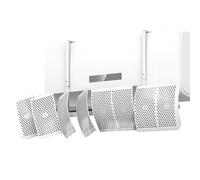 Déflecteur de climatisation réglable de 5,43 pouces | Pas d'installation de perçage | Empêche le flux d'air direct | Déflecteur de dissipation CA pliable pour climatisation centrale