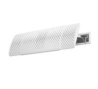Déflecteur de Climatiseur Angle Réglable Déflecteur de Climatisation À Paroi Latérale Installation Facile Empêche L'air Froid de Souffler Droit, Adapté for 74-105 Cm (Color : Basic No flter, Size :
