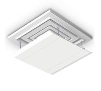 Déflecteur De Climatiseur Carré À Angle De Hauteur Réglable Aide Au Refroidissement/Chauffage De La Circulation De L'air, Anti-Condensation, Pour Bureau Commercial Espace Public Maison/Blanc/45 *