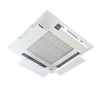 Déflecteur de climatiseur central Pare-vent pour climatiseur de plafond Sortie d'air Capuche soufflante anti-droite Suspendue Supports blancs pour la protection contre le vent, la circulation de
