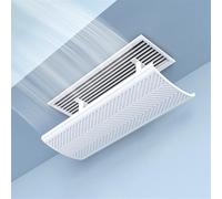 Déflecteur de climatiseur, déflecteur de flux d'air central de sortie supérieure, déflecteur de climatiseur réglable, déflecteur de direction du vent refroidi par air Air Wing (60x20cm/23,6x7,9 pouces