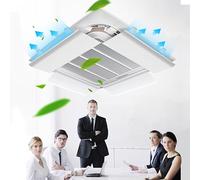 DéFlecteur de Climatiseur for Climatiseur Central, Abs LéGer et Souple et Flexible, Installation Simple, Vent Guide Microporeux, EmpêChe L''air de Souffler Droit, (Une Seule PièCe) (Size : 40x24cm)