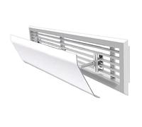 Déflecteur de Climatiseur Matériau ABS Suspension Latérale et Filet à Crochets Pare-Brise de Sortie de Climatisation Réglable en Angle Empêcher le Coup Direct (Size : A-20 * 120CM)