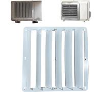 Déflecteur de climatiseur, obturateur en acier inoxydable, anti-soufflage direct, grilles de défense de condensateur de compresseur