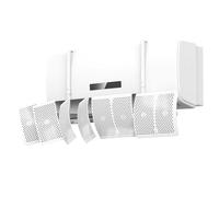 Déflecteur de Climatiseur, Panneau de Contrôle du Flux D'air, Déflecteur de Pare-brise à 8 Feuilles, Sortie Anti-soufflage Direct pour Bureau, Chambre à Coucher(11.8in/30cm)