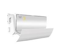 Déflecteur de climatiseur, pare-vent anti-vent direct, pare-vent de climatiseur, déflecteur d'air de sortie d'air, déflecteur de climatiseur général, adapté au climatiseur mural 1-2p, blanc(84cm)
