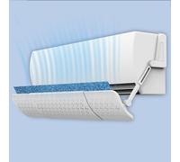 Déflecteur de Climatiseur Pliable, Déflecteur Climatisation, Déflecteurs de Climatisation Réglables Anti-soufflage Direct, Déflecteur de Vent de Climatiseur Rétractable Universel (Color : Negative io