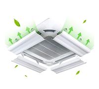 DéFlecteur de Climatiseur pour Climatiseur Central de Plafond, Angle RéGlable, Installation Facile, Plastique LéGer, EmpêChe L'Air Froid de Souffler Droit 40 / 60cm (Une Tranche) (60cm)