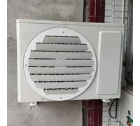 Déflecteur de climatiseur pour extérieure,Protection Anti-soufflage Direct Pare-Vent Déflecteur d'obturateur en Acier Inoxydable,Housse de Protection Universelle pour condenseur de Pompe à Chaleur