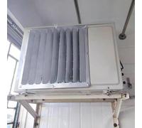 Déflecteur de climatiseur pour unités extérieures, clôture de protection en acier inoxydable, grille de protection pour compresseur AC, couvercle à persiennes pour protection d'unité extérieure