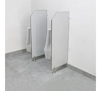 Déflecteur De Cloison D’urinoir Monté Au Sol, Pare-Vue D’urinoir pour Hommes, Séparateur De Protection des Toilettes Publiques avec Fixations pour Lieux Publics, 5Pcs