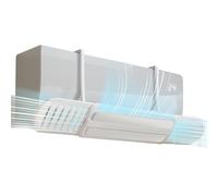 Déflecteur de conditionneur d'air réglable - Déflecteur de vent extensible avec design anti-vent, séparateur directionnel flexible, | Débit d'air stable et confortable contrôlé pour fenêtres de